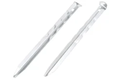 Easy Camp U-staal Peg 18cm Ripple, Grijs