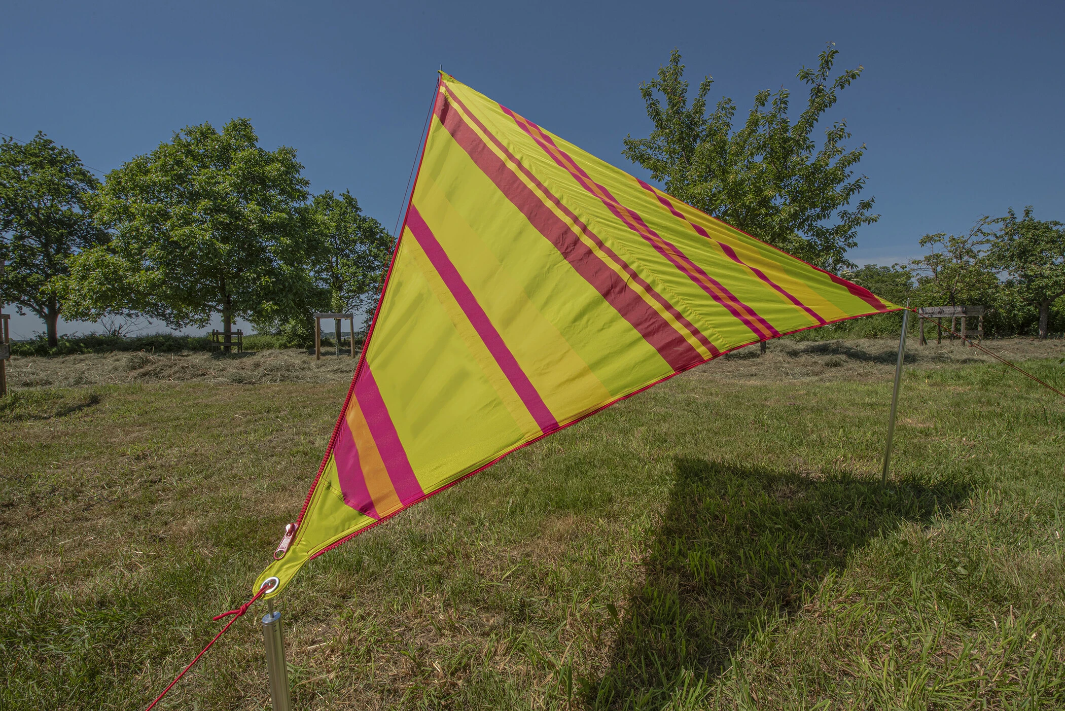 Bent Canvas Allover Set Caraïbisch Gebied, Groen/rood 1 Bent Canvas Allover Set Caraïbisch Gebied, Groen/rood