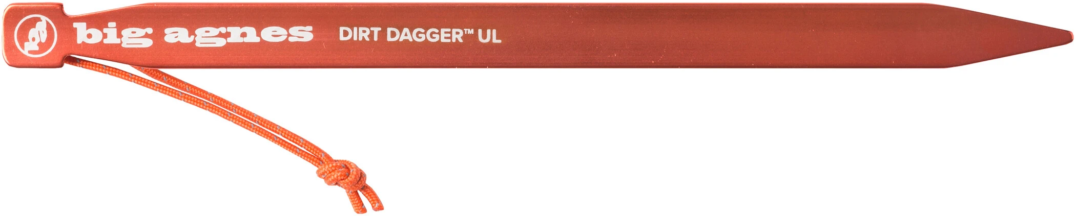 Big Agnes Dirt Dagger UL Tentstokken 10" Pack Van 30, Oranje 1 Big Agnes Dirt Dagger UL Tentstokken 10" Pack Van 30, Oranje