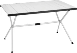 CAMPZ Aluminium Oprolbare Tafel 120x80x70cm, Grijs