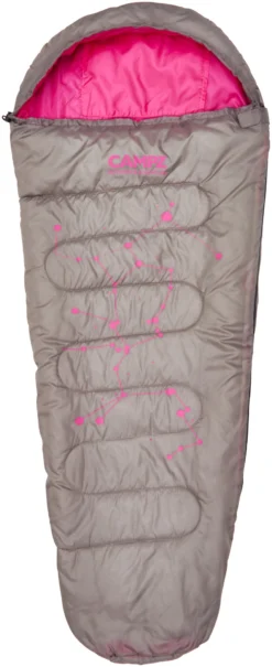 CAMPZ Astro Slaapzak Kinderen, Grijs/roze