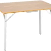 CAMPZ Bamboe Tafel 100x72x70cm Extra Sterk, Bruin/grijs