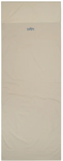 CAMPZ Surfer Sleeping Bag Liner Egyptian Cotton, Beige