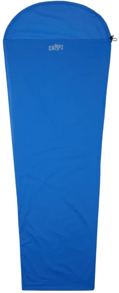CAMPZ Trekker Sleeping Bag Liner Egyptian Cotton, Blauw
