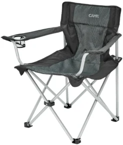 CAMPZ Aluminium Vouwstoel, Grijs/zwart