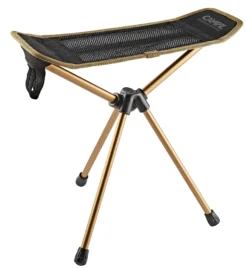 CAMPZ Aluminium Vouwkruk Vierkant, Zwart/goud