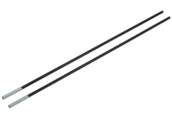 CAMPZ Glasvezel Tentstok Met Huls 9mm X 0,65m, Zwart