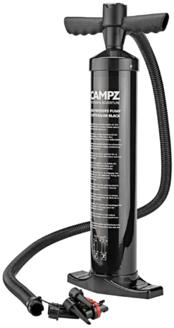 CAMPZ High Pressure Pomp 3l Met Meter, Zwart