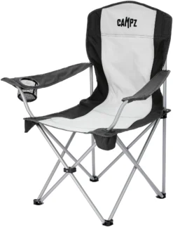 CAMPZ Kobe Chair ST, Zwart/wit