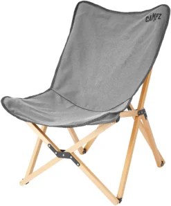 CAMPZ Osaka Chair Beech Wood, Grijs