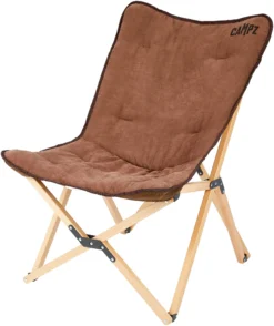 CAMPZ Osaka Chair Set Beech Wood Comfort, Bruin