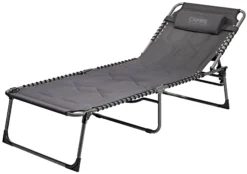 CAMPZ Gewatteerd Ligbed, Zwart