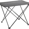CAMPZ Uitrolbare Tafel 55x42x40cm Ultra Light, Zwart/grijs