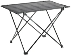 CAMPZ Uitrolbare Tafel 55x42x40cm Ultra Light, Zwart/grijs