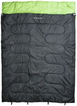 CAMPZ Surfer 400 Slaapzak Duo, Grijs/groen