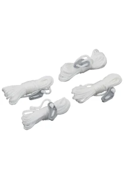 CAMPZ Scheerlijn 4m 4mm, Wit