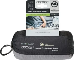Cocoon Insect Protection Sheet Dubbel, Grijs