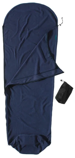 Cocoon MummyLiner Middelgewicht Microfleece, Blauw