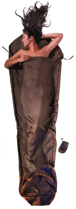 Cocoon MummyLiner Zijde, Bruin