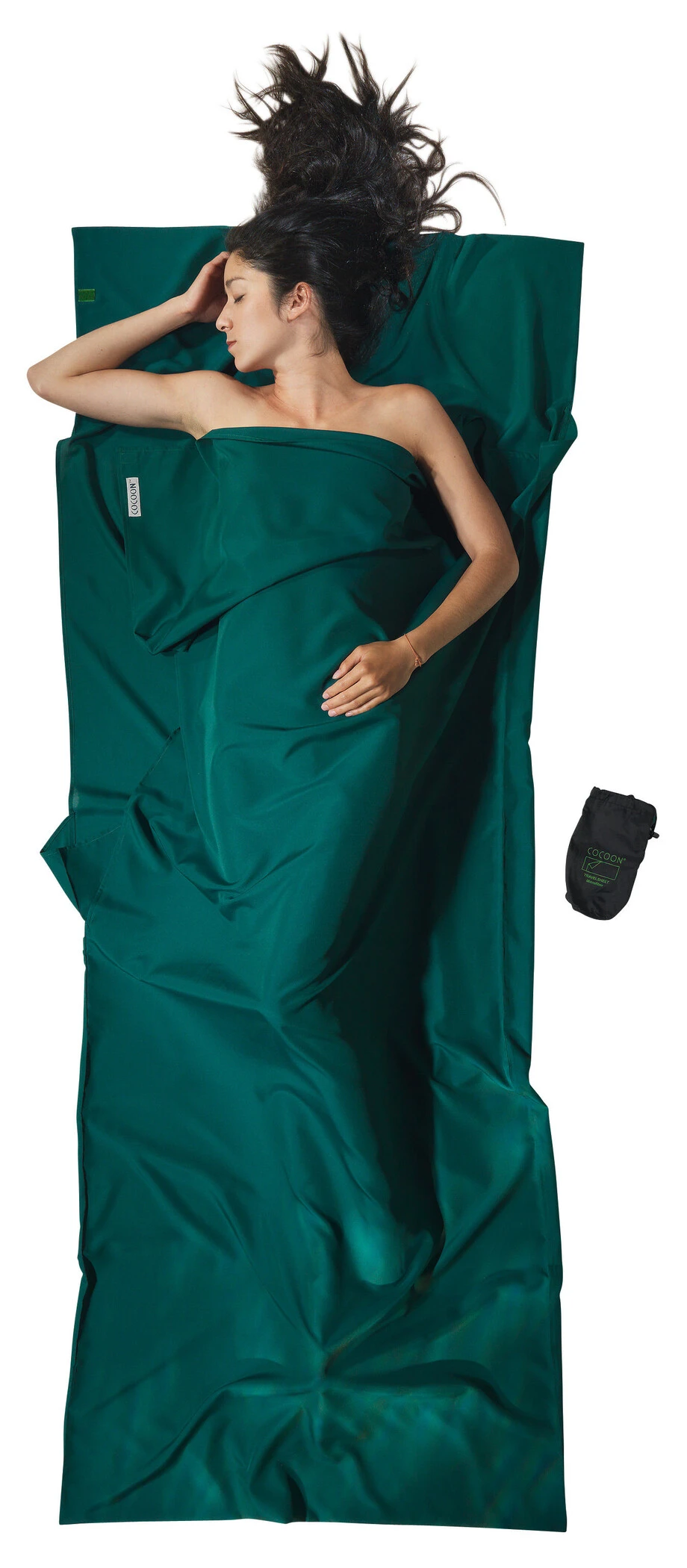 Cocoon TravelSheet Microvezel, Groen 1 Cocoon TravelSheet Microvezel, Groen