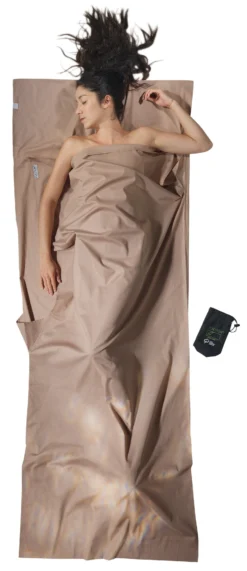 Cocoon TravelSheet Organisch Katoen, Bruin