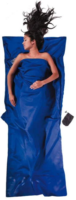 Cocoon TravelSheet Zijde, Blauw