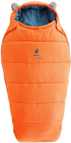 Deuter Little Star Sleeping Bag Kids, Oranje/blauw