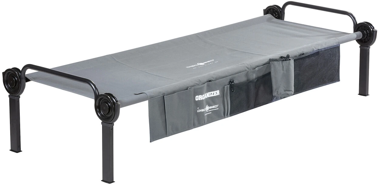 Disc-O-Bed Sol-O-Cot Bed Inclusief Zijzakken, Grijs 1 Disc-O-Bed Sol-O-Cot Bed Inclusief Zijzakken, Grijs