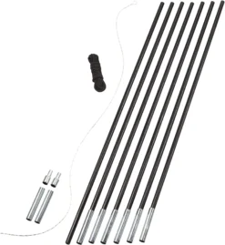 Easy Camp Pole DIY Set 12,5mm, Zwart