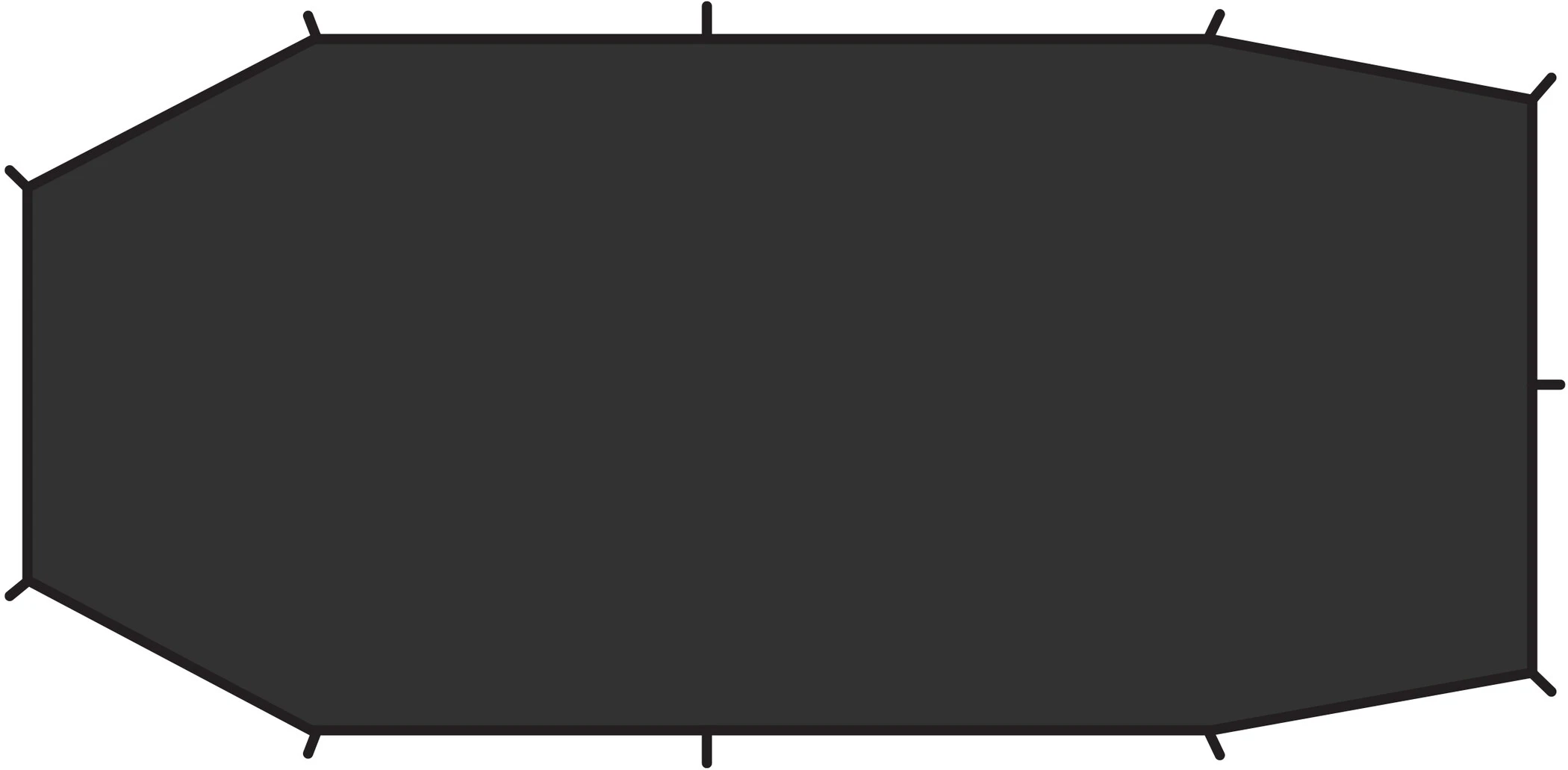 Fjällräven Fjällräven Endurance 3 Grondzeil, Zwart 1 Fjällräven Fjällräven Endurance 3 Grondzeil, Zwart