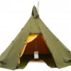 Helsport Varanger 12-14 Buitentent + Pole, Olijf
