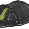 High Peak Talos 4 Tent, Zwart/groen