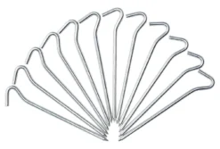 Jack Wolfskin Power Grondnagel 12 Stuks, Zilver