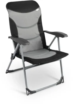 Kampa Skipper Leunstoel, Grijs/zwart