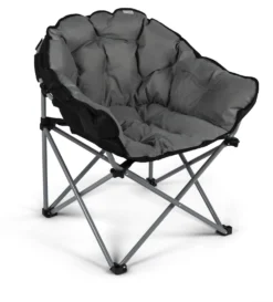 Kampa Kuipstoel XL, Grijs/zwart