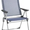 Lafuma Mobilier Alu Cham Campingstoel Met Cannage Phifertex, Blauw