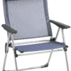 Lafuma Mobilier Alu Cham XL Campingstoel Met Cannage Phifertex, Blauw