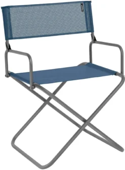 Lafuma Mobilier FGX XL Directeurstoel Met Armleuning Met Cannage Phifertex, Blauw/zwart