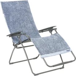 Lafuma Mobilier Littoral Badstof Hoes Voor Relaxfauteuils, Grijs