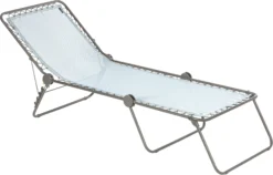 Lafuma Mobilier Siesta L Lounger Batyline With Cannage Phifertex, Blauw