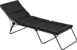 Lafuma Mobilier Siesta L Zonnebed Air Comfort, Zwart
