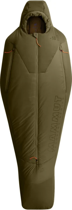 Mammut Protect Fiber Bag Slaapzak -18C S, Olijf