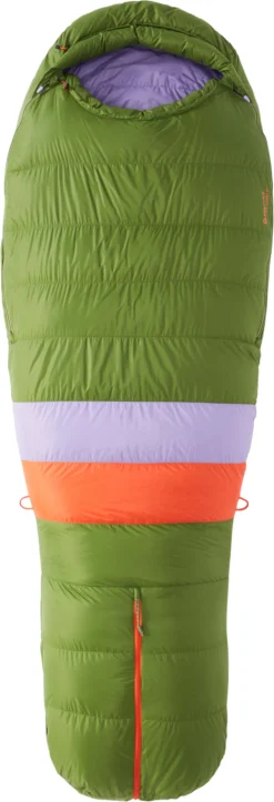 Marmot Angel Fire Sleeping Bag Long Women, Petrol