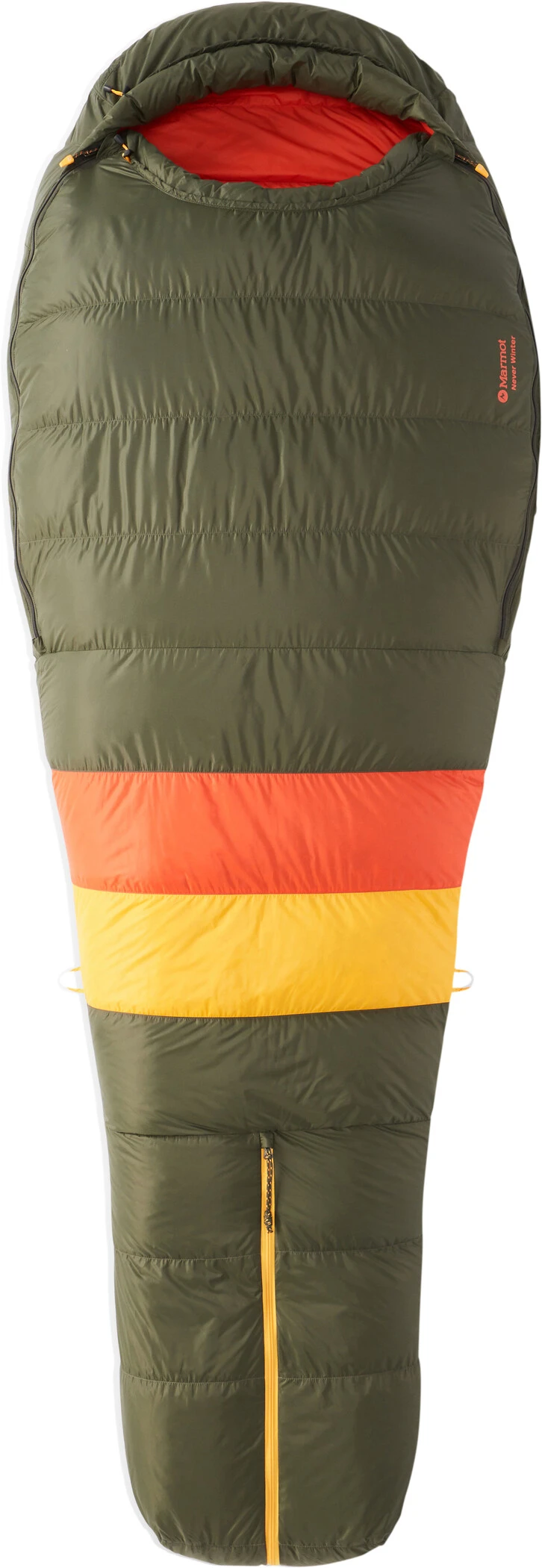 Marmot Never Winter Sleeping Bag Regular, Olijf 1 Marmot Never Winter Sleeping Bag Regular, Olijf