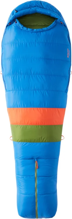 Marmot Sawtooth Sleeping Bag Long, Blauw