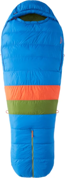 Marmot Sawtooth Sleeping Bag Long Extra Wide, Blauw
