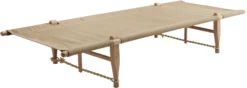 Nordisk Marselis Houten Bed, Beige