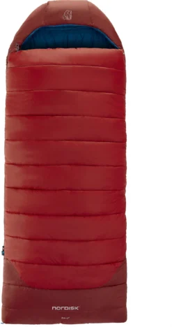 Nordisk Puk -2 Blanket Sleeping Bag M, Rood/blauw
