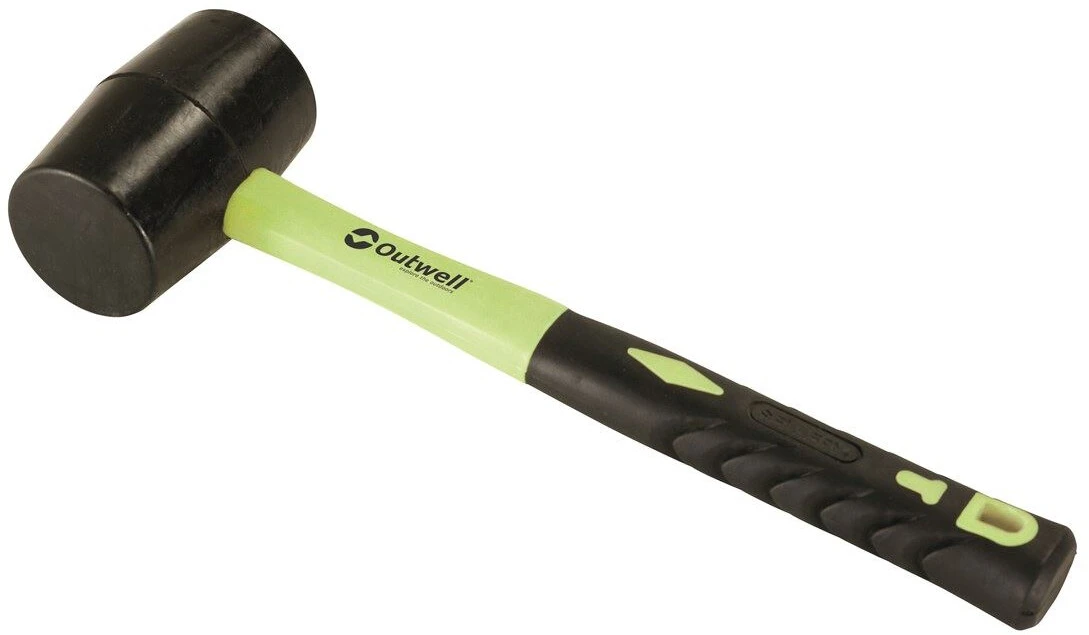 Outwell Camping Mallet 16oz, Zwart/geel 1 Outwell Camping Mallet 16oz, Zwart/geel