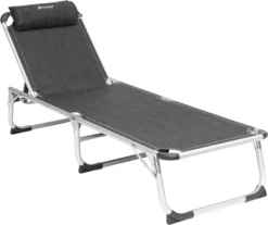 Outwell New Foundland Lounger, Zwart/grijs